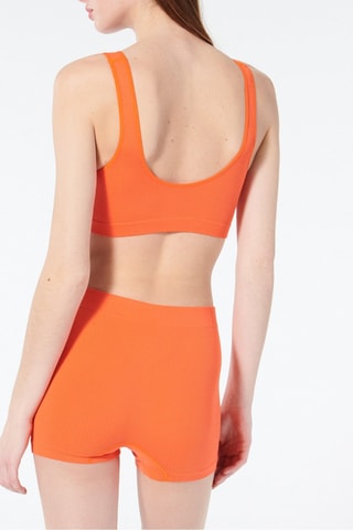 Hipster Hoge Taille Tulipaniz - Oranje