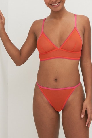 Bralette Feel - Koraalrood