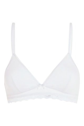 2 push-up beugelbeha's Comfiz Floriz- wit en kaki - Undiz