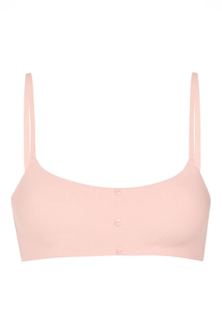 Voorgevormde Sportbeha Teenribiz- Roze