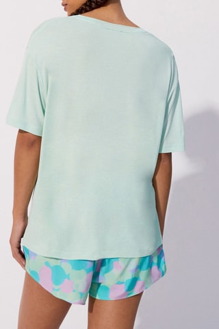 Pyjamashirt Charliniz- Zeegroen - Undiz