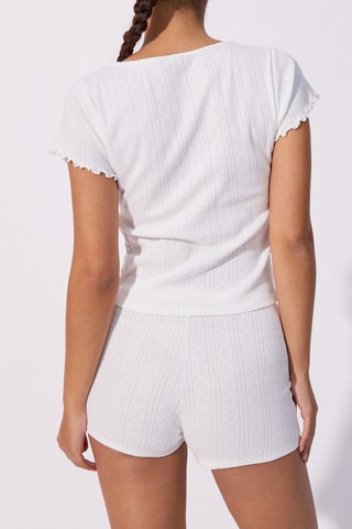 Pyjamatop Prairiz- Wit