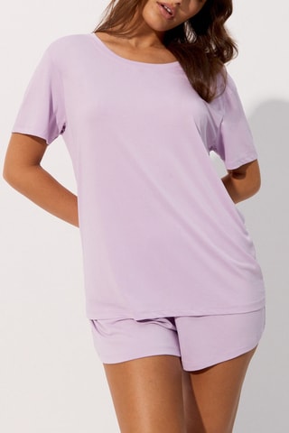 Pyjamashirt Lalaiz- Lichtpaars