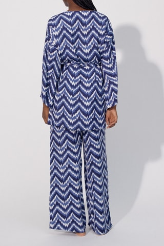 Pyjama kimono Keriz Blauw - Undiz