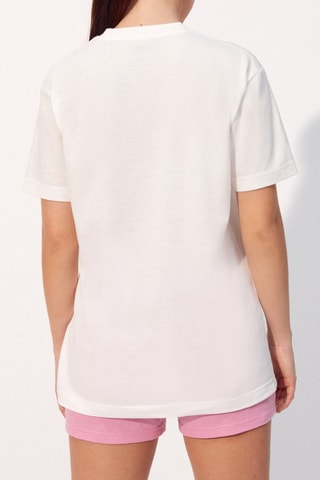 Pyjamashort hoge taille Mariniz- Poederroze - Undiz