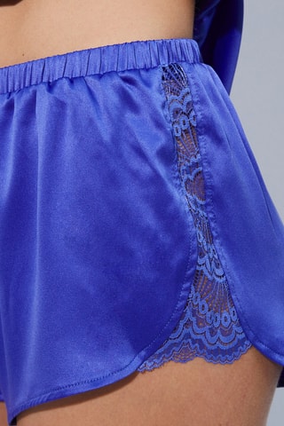 Pyjamashort Daisyliz- Felblauw - Undiz