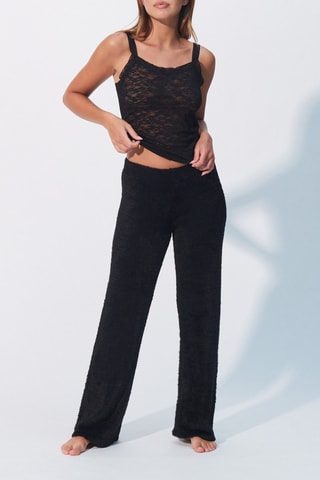 Top van kant Dentelliz - Zwart - Undiz