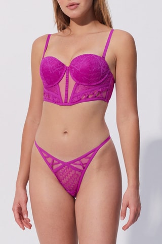 Push-up Bustier Elsaiz- Fuchsia - Undiz