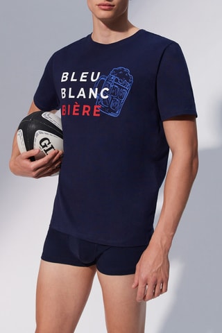 T-shirt Rugbabiz- Marineblauw - Undiz