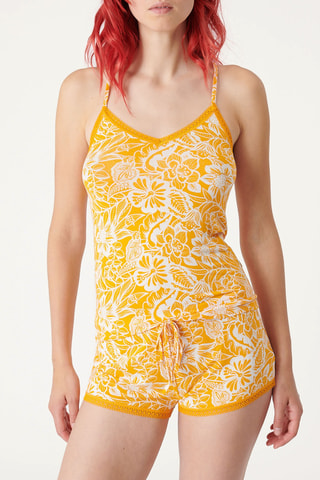 Short Vitamissiz Oranje en Wit