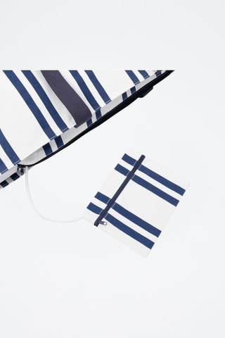 Strandshopper - Hemelsblauw en wit