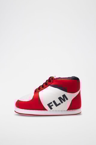 Pantoffels - Rood en Wit