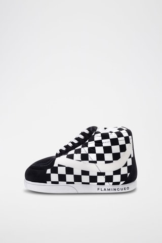 Pantoffels - Wit en Zwart