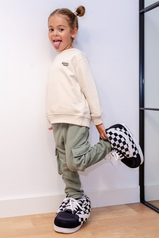 Pantoffels - Wit en Zwart