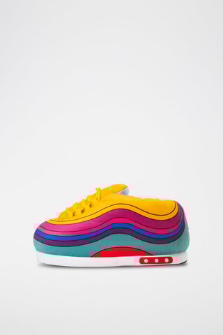 Pantoffels - Geel en Paars