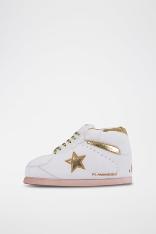 Pantoffels - Wit en Goudkleurig