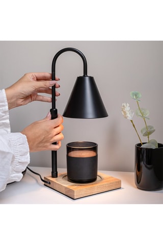 Aanpasbare Kaarsopwarmer - Zwart