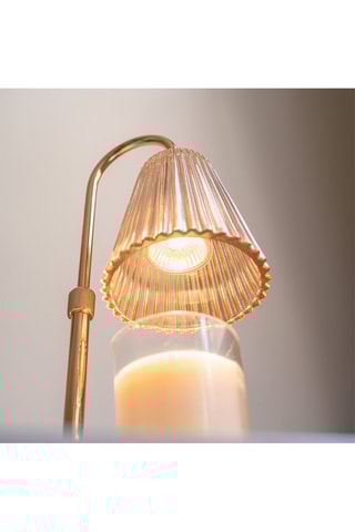 Aanpasbare Kaarsopwarmer - Beige