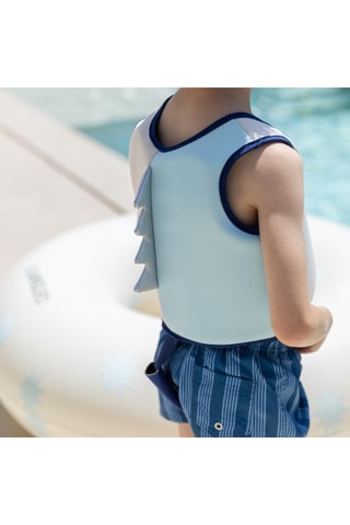 Badjas - Hemelsblauw en Beige - Vanaf 3 Jaar