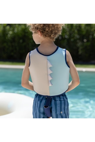 Badjas - Hemelsblauw en Beige - Vanaf 3 Jaar