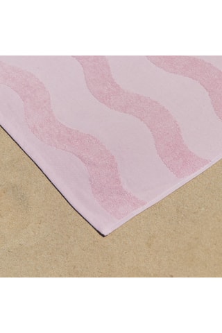 Serviette de plage - Rose - 180 x 90 cm