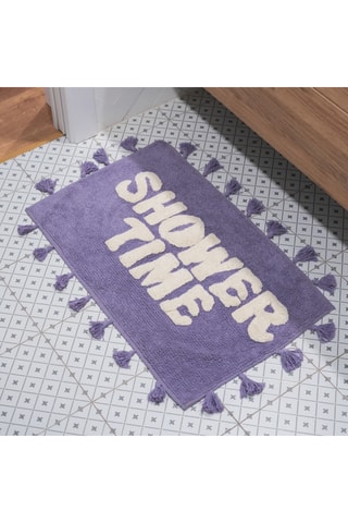 Badmat - Paars - 80 x 50 x 1 cm
