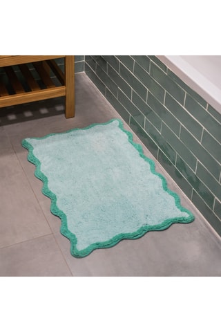 Badmat - Groen - 80 x 50 x 1 cm
