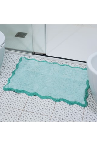 Badmat - Groen - 80 x 50 x 1 cm