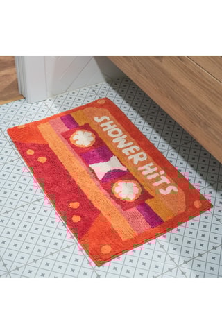 Badmat - Oranje - 80 x 50 x 1 cm