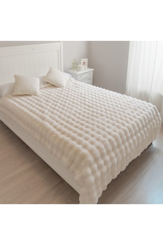 Bankkleed - Ecru - 200 x 185 cm