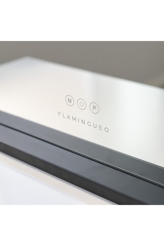 Ledspiegel op Poten - 58 x 48 x 12 cm - Zwart