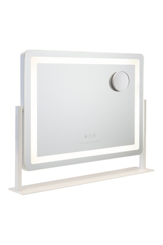 Ledspiegel op Poten - 64 x 54,5 x 12 cm - Wit