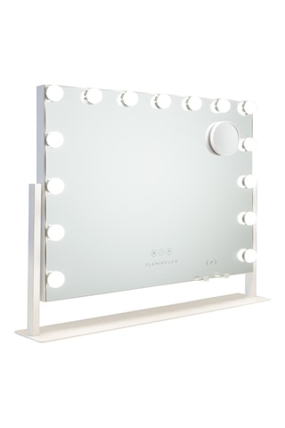 Ledspiegel op Poten - 64 x 54,5 x 12 cm - Wit