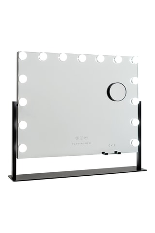 Ledspiegel op Poten - 64 x 54,5 x 12 cm - Zwart