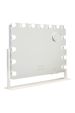 Ledspiegel op Poten - 64 x 54,5 x 12 cm - Wit