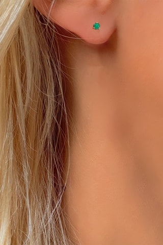 Puces - Or jaune et émeraudes