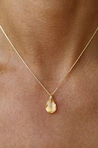 Pendentif - Or jaune et citrine