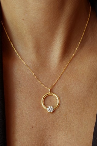 Pendentif - Or jaune et diamants