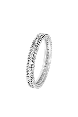 Bague - Or blanc et diamants