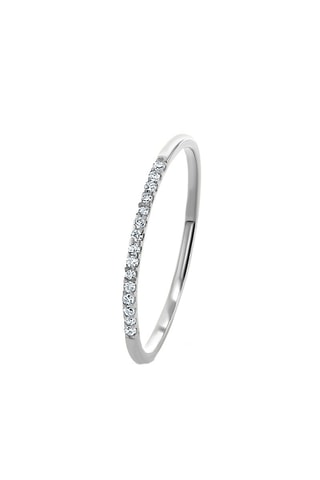 Bague - Or blanc et diamants