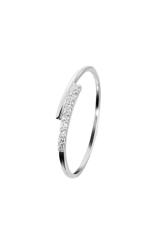 Bague - Or blanc et diamants