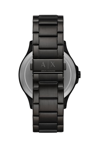 Relógio de quartzo em aço - Preto