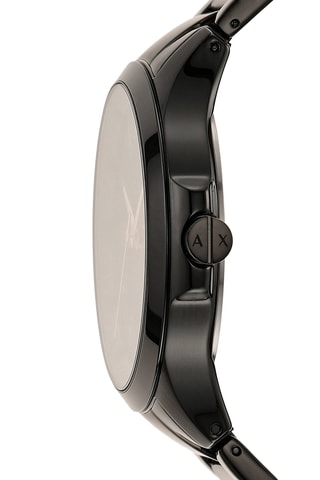 Relógio de quartzo em aço - Preto