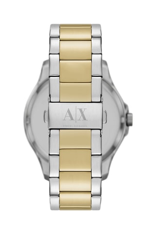 Relógio de quartzo em aço - Prateado e dourado