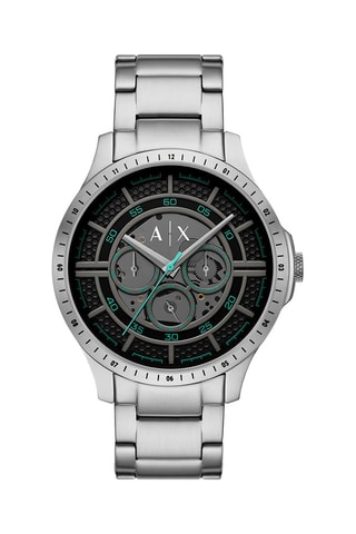 Relógio de quartzo em aço - Prateado