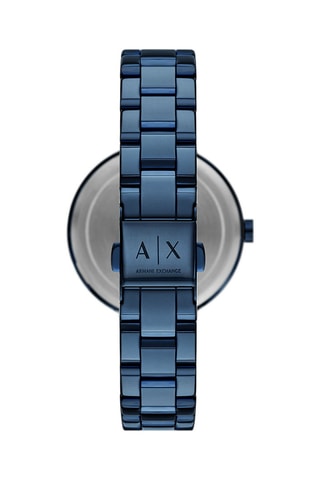 Relógio de quartzo em aço - Azul-marinho