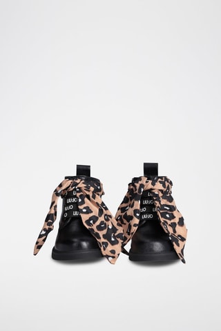 Enkellaarzen Mini Pat Zwart