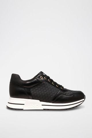 Platform Sneakers Kiss Zwart