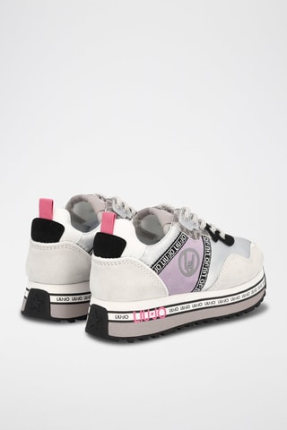 Stierenleren Sneakers Wonder - Lichtgrijs