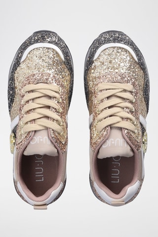 Platform Sneakers Maxi Wonder  Roségoudkleurig en Zwart